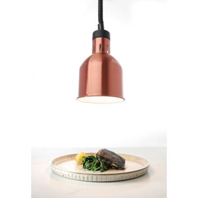 Výškově nastavitelná ohřívací lampa válcová, HENDI, Měděná, 230V/250W, ⌀175x(H)250mm | 273890